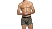 BOXER A IMPRIME MARRON ET NOIR IM1221L0700 - IMPETUS