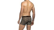 BOXER A IMPRIME MARRON ET NOIR IM1221L0700 - IMPETUS