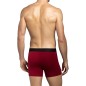 PACK DE DEUX BOXERS BORDEAUX ET VERT IM1221L14P2 - IMPETUS