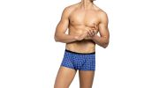 BOXER BLEU A MOTIF 1241K9500 - IMPETUS