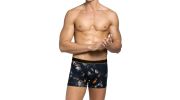 BOXER NOIR A MOTIF 1221K9100 - IMPETUS