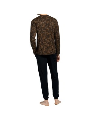 PYJAMA NOIR A MOTIF 1552K9000 - IMPETUS