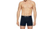 PACK DE DEUX BOXERS MARINE ET BLEU - E659G58 - EDEN PARK