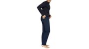 PYJAMA LONG MARINE IMPRIME - 1551G9600 - EDEN PARK 