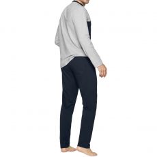 PYJAMA LONG MARINE ET GRIS - 1551G8800 - EDEN PARK 