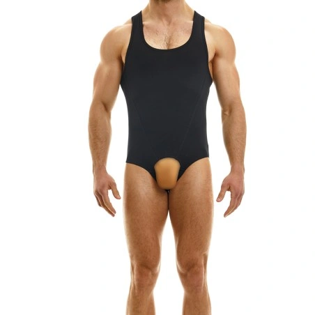 BODY SINGLET JOCK STRAP GLORY NOIR 01381  - MODUS VIVENDI