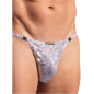 STRING STRIPPER MOTIF CROCODILE ARGENT M2227 - MANSTORE STRING STRIPPER MOTIF CROCODILE ARGENT M2227 - MANSTORE