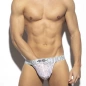 STRING EN DENTELLE FLEURI BLANC UN2064 - ES COLLECTION