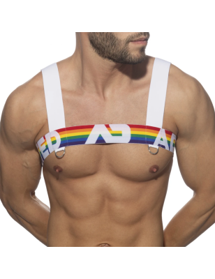 HARNESS RING RAINBOW BLANC AD1111 - ADDICTED