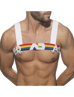 HARNESS RING RAINBOW BLANC AD1111 - ADDICTED