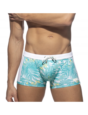 BOXER DE BAIN PACK UP CARAÏBES TURQUOISE ADS296 - ADDICTED