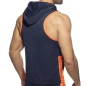 HOODY DE SPORT SANS MANCHES BLEU MARINE AD1063 - ADDICTED