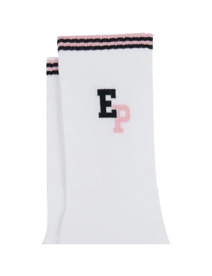 PAIRE DE CHAUSSETTES A LETTRAGE BLANCHE EP1733A0700 - EDEN PARK