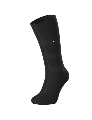 PAIRE DE CHAUSSETTES A RAYURES DISCRETES NOIR EP1733A1000 - EDEN PARK