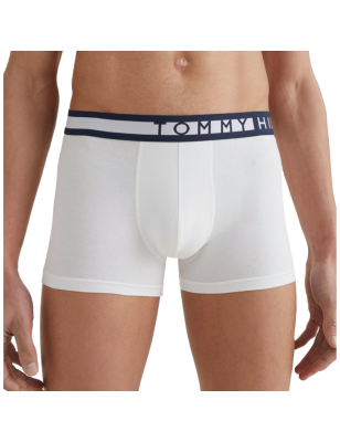 PACK DE 3 BOXERS EN COTON COURTS BLANC/NOIR/GRIS UM0UM01234 - TOMMY HILFIGER