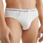 PACK DE 3 SLIPS EN COTON BLANC/GRIS/NOIR UM0UM02206 - TOMMY HILFIGER