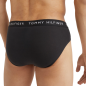 PACK DE 3 SLIPS EN COTON BLANC/GRIS/NOIR UM0UM02206 - TOMMY HILFIGER