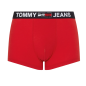 BOXER TRUNK ROUGE EN COTON A LOGO UM0UM02178 - TOMMY JEANS