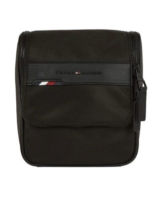 TROUSSE DE TOILETTE EN MATIERE RECYCLE NOIR AM0AM10231 - TOMMY HILFIGER