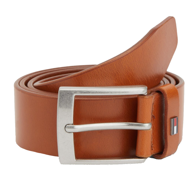 CEINTURE ADAN EN CUIR COGNAC AM0AM10335 - TOMMY HILFIGER CEINTURE ADAN EN CUIR COGNAC AM0AM10335 - TOMMY HILFIGER