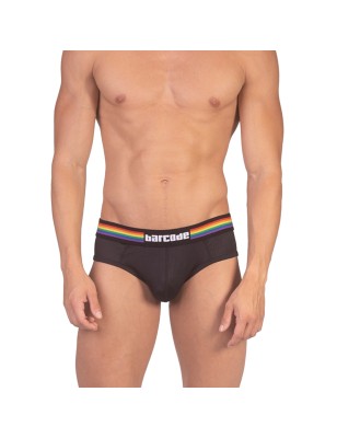 SLIP BOTTOMLESS MESH PRIDE NOIR 91924 - BARCODE