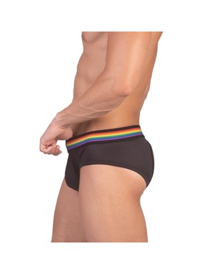 SLIP BOTTOMLESS MESH PRIDE NOIR 91924 - BARCODE