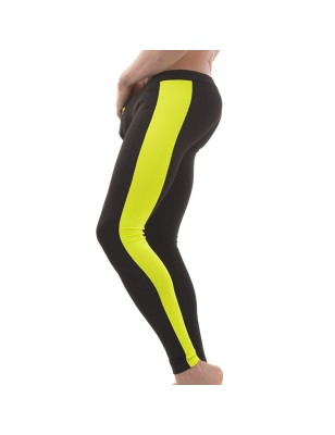 LEGGING ONNIKO NOIR ET JAUNE FLUO 91985 - BARCODE BERLIN