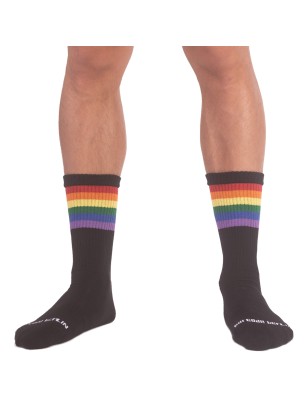 PAIRE DE CHAUSSETTES PRIDE NOIR 91742 - BARCODE BERLIN