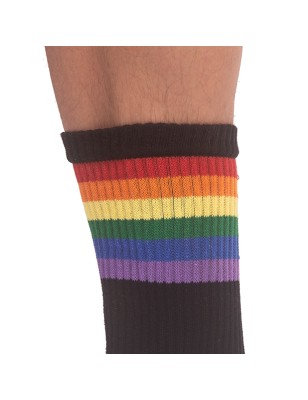 PAIRE DE CHAUSSETTES PRIDE NOIR 91742 - BARCODE BERLIN