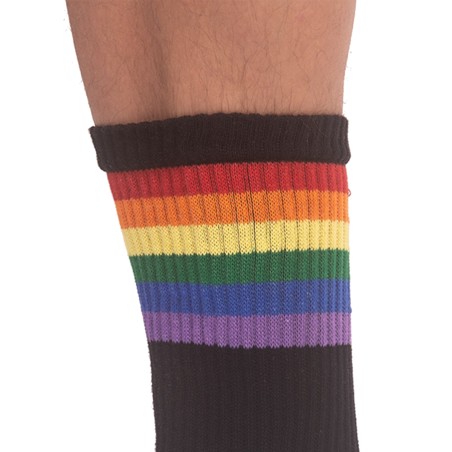 PAIRE DE CHAUSSETTES PRIDE NOIR 91742 - BARCODE BERLIN