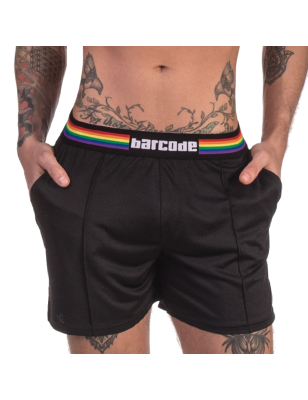 SHORT PRIDE EN MESH NOIR 91744 - BARCODE