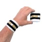 LOT DE 2 BANDEAUX/BRACELETS IDENTITY BEAR EN COTON BLANC 92067 - BARCODE LOT DE 2 BANDEAUX/BRACELETS IDENTITY BEAR EN COTON BLANC 92067 - BARCODE