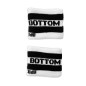 LOT DE 2 BANDEAUX/BRACELETS IDENTITY BOTTOM EN COTON BLANC ET NOIR 92064 - BARCODE