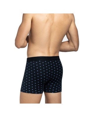 PACK DE DEUX BOXERS BELMOND BLEU MARINE IM1222L09P2 - IMPETUS