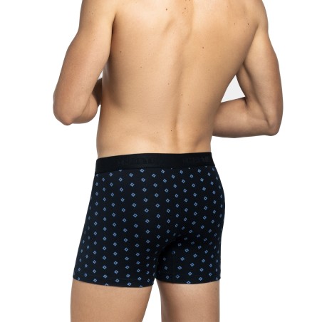 PACK DE DEUX BOXERS BELMOND BLEU MARINE IM1222L09P2 - IMPETUS