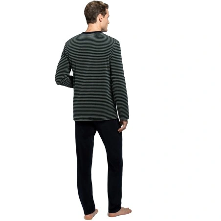 PYJAMA VELOURS DANUBE GRIS IM1552L1700- IMPETUS