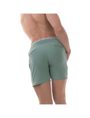 SHORT FLEECE LUKIO VERT OLIVE 9198 - BARCODE