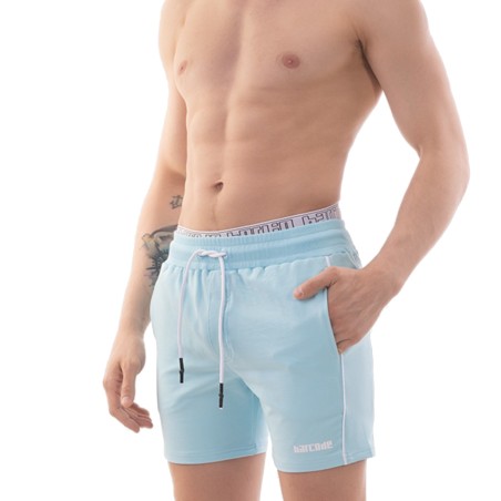 SHORT FLEECE LUKIO BLEU CIEL 9198 - BARCODE