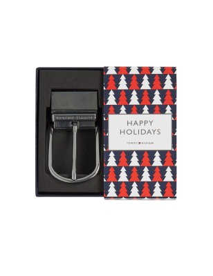 COFFRET CADEAU CEINTURE AJUSTABLE ET REVERSIBLE DOUBLE BUCKLE AM0AM1056  - TOMMY HILFIGER