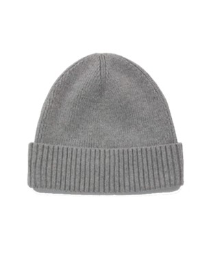 BONNET COTELE ESSENTIAL FLAG BEANNIE GRIS AM0AM10337 - TOMMY HILFIGER