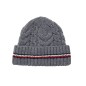BONNET PREMIUM COTELE EMBLEMATIQUE GRIS AM0AM10494 - TOMMY HILFIGER BONNET PREMIUM COTELE EMBLEMATIQUE GRIS AM0AM10494 - TOMMY HILFIGER