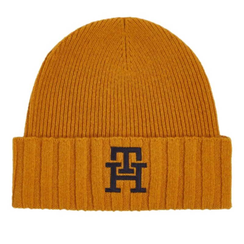 BONNET CÔTELÉ BEANIE ORANGE AM0AM10466 - TOMMY JEANS BONNET CÔTELÉ BEANIE ORANGE AM0AM10466 - TOMMY JEANS