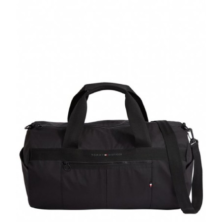 GRAND SAC DE VOYAGE EN TISSU NOIR M10267  - TOMMY HILFIGER