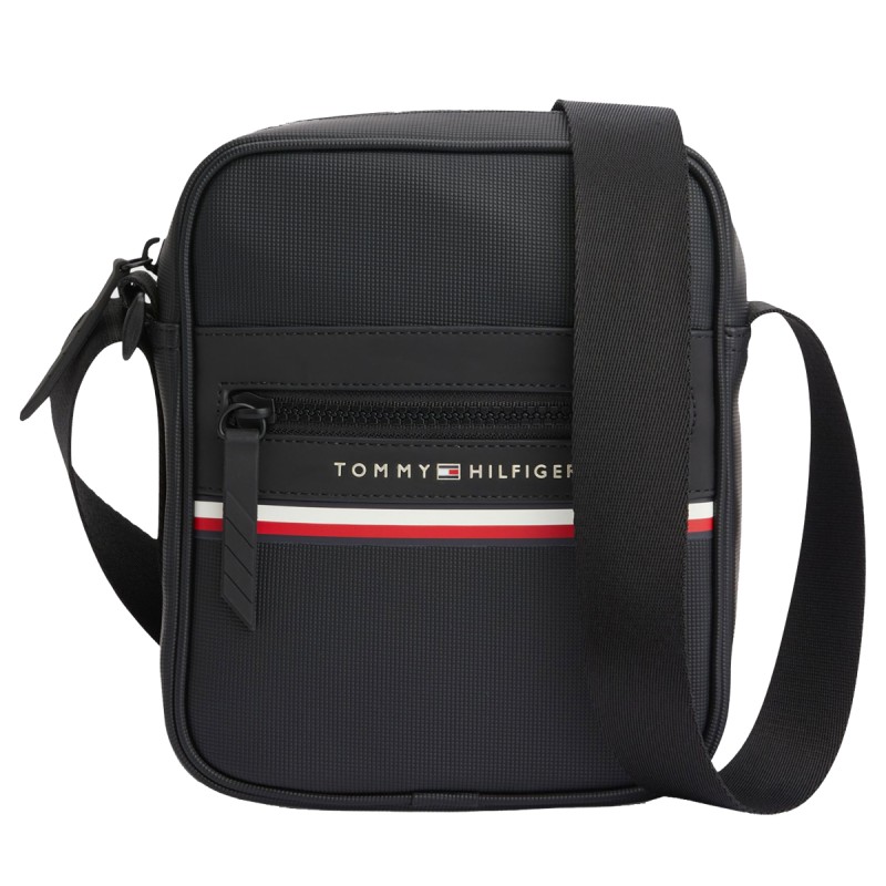 PETITE BESACE STRIPE MINI REPORTER NOIR M10297 TOMMY HILFIGER