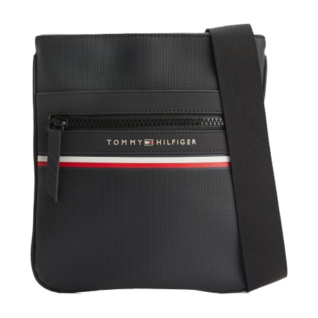 BESACE PLATE STRIPE MINI CROSSOVER NOIR M10298 - TOMMY HILFIGER