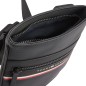 BESACE PLATE STRIPE MINI CROSSOVER NOIR M10298 - TOMMY HILFIGER BESACE PLATE STRIPE MINI CROSSOVER NOIR M10298 - TOMMY HILFIGER