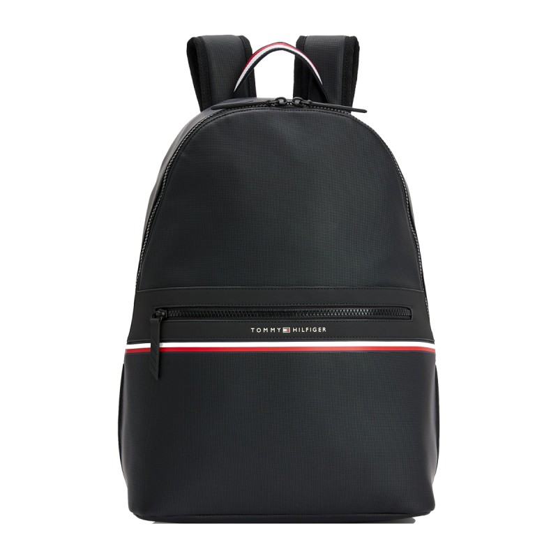 SAC A DOS STRIPE NOIR M10300 - TOMMY HILFIGER