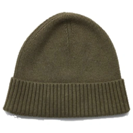 BONNET COTELE ESSENTIAL FLAG BEANNIE KAKI AM0AM10337 - TOMMY HILFIGER