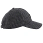 CASQUETTE D'HIVER PIED DE POULE GRIS ET NOIR SLADEM01 - KAPORAL