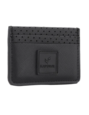 PORTEFEUILLE HORIZONTAL 1 VOLET NOIR LEDEM05 - KAPORAL